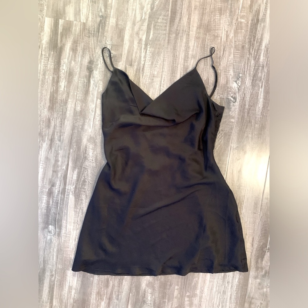 Silk black dress